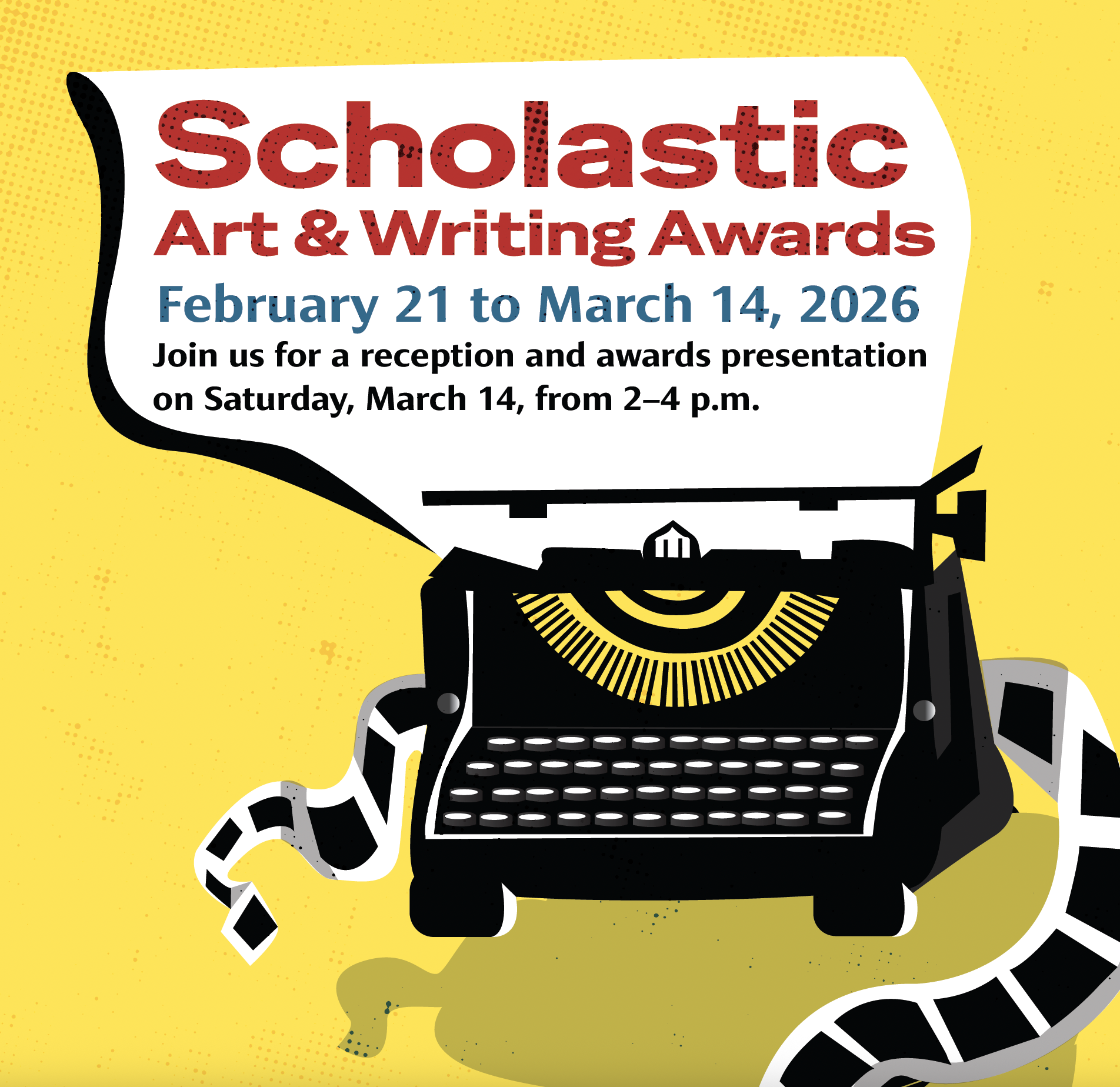 Scholastic Art & Writing Awards, March 14, 2026, 2-4 pm